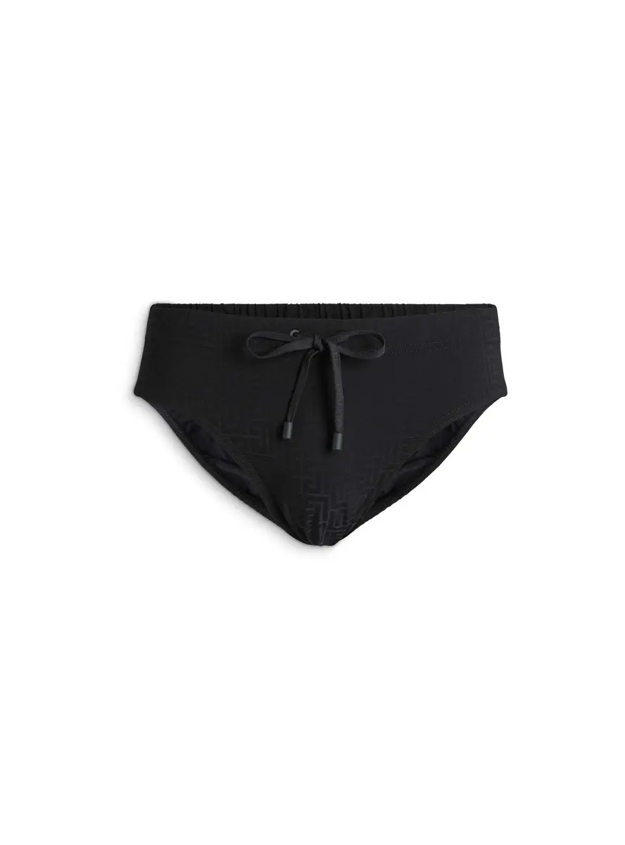 BALMAIN — Monogram Swim Briefs in Nylon Elastane · $325