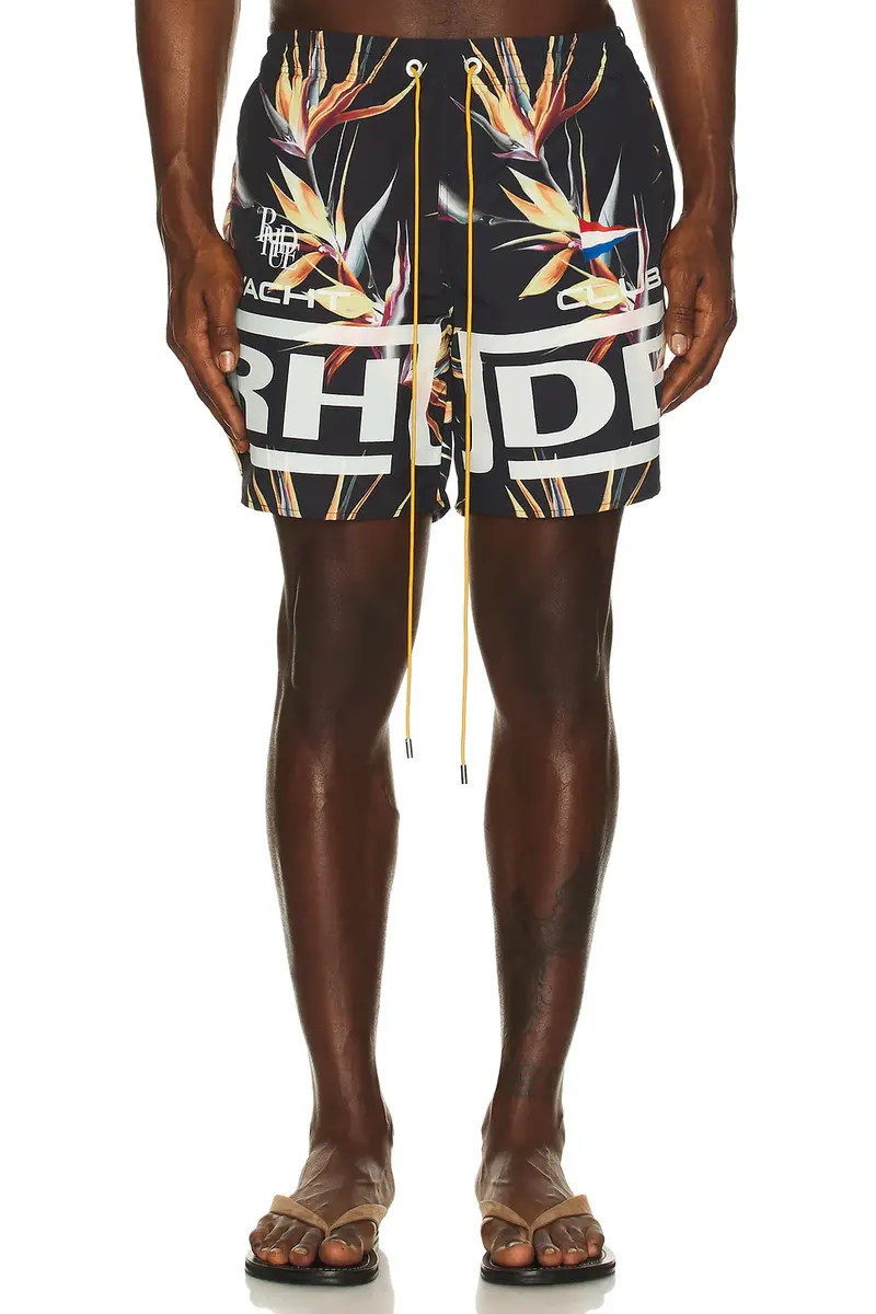 RHUDE — Regatta Club Hawaiian Swim Short · $465