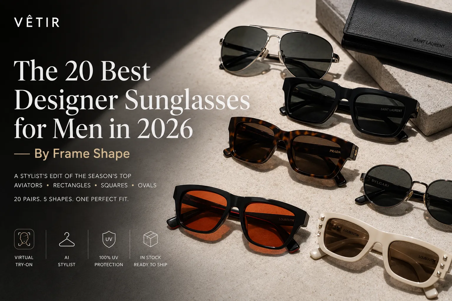 20 Best Designer Sunglasses for Men in 2026 | Vêtir